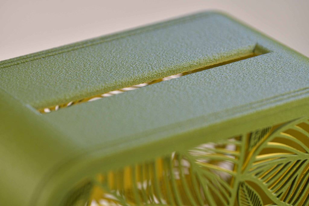 Urne rectangulaire personnalisée - Feuillage (avec lumière)