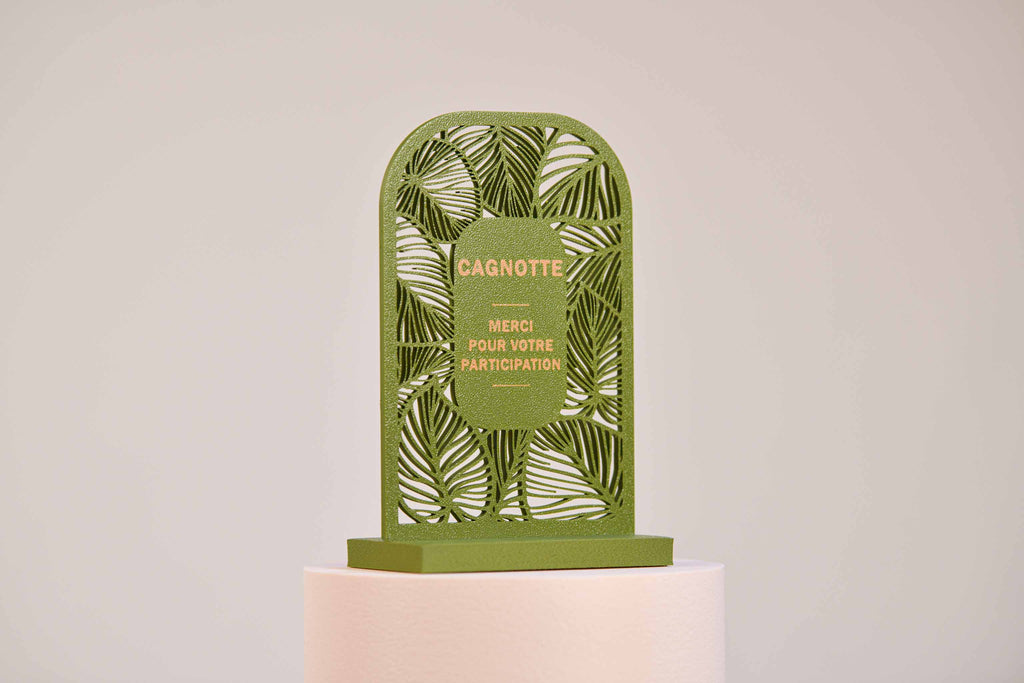 Ecriteau "Cagnotte" - Feuillage