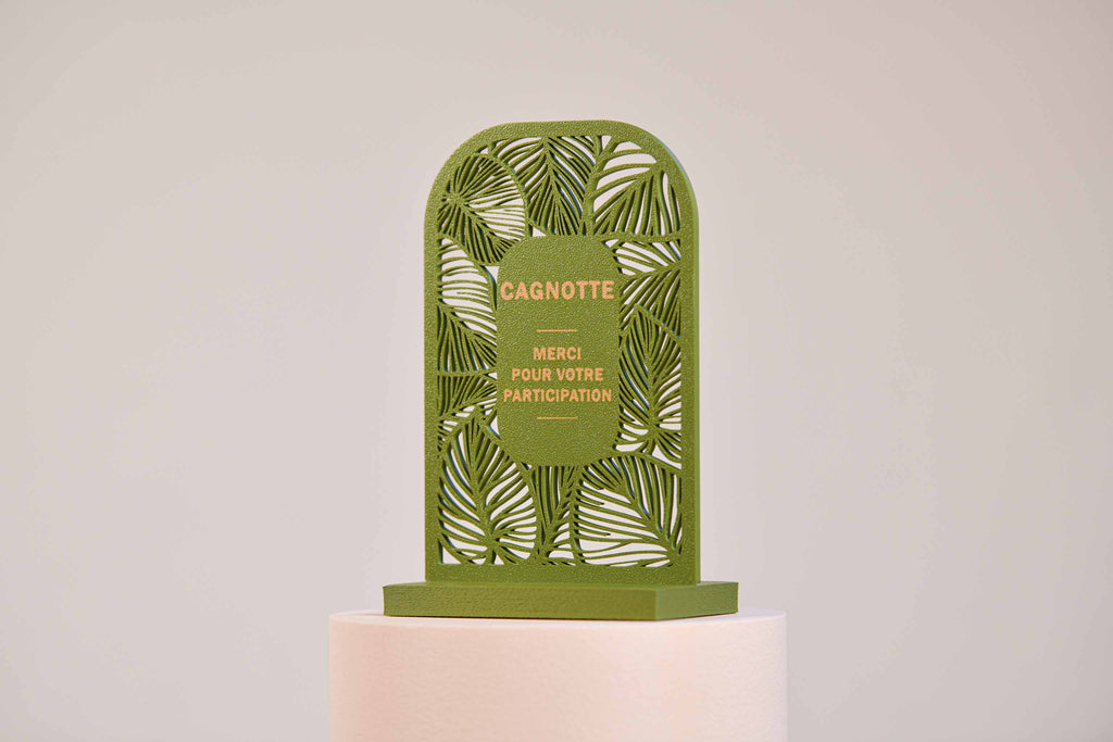 Ecriteau "Cagnotte" - Feuillage