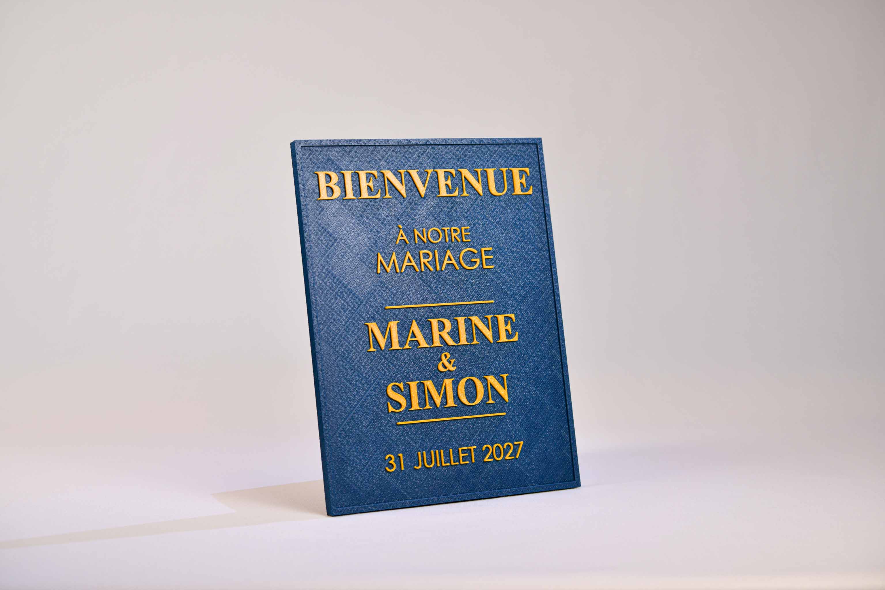 Panneau de bienvenue personnalisé - Chic