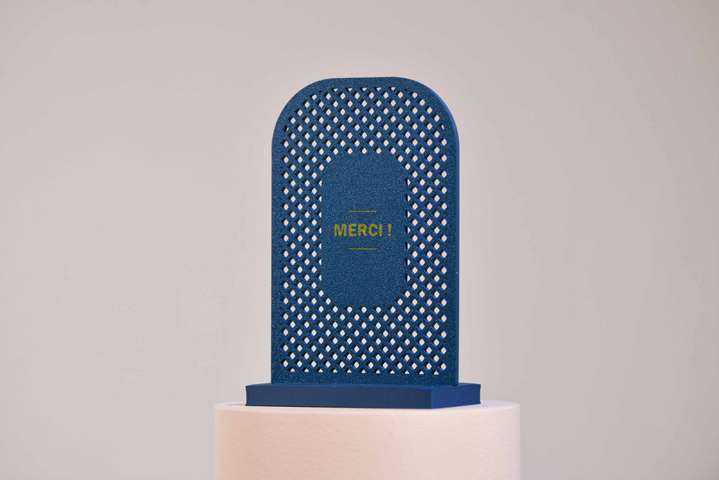 Ecriteau "Merci" - Croisillons