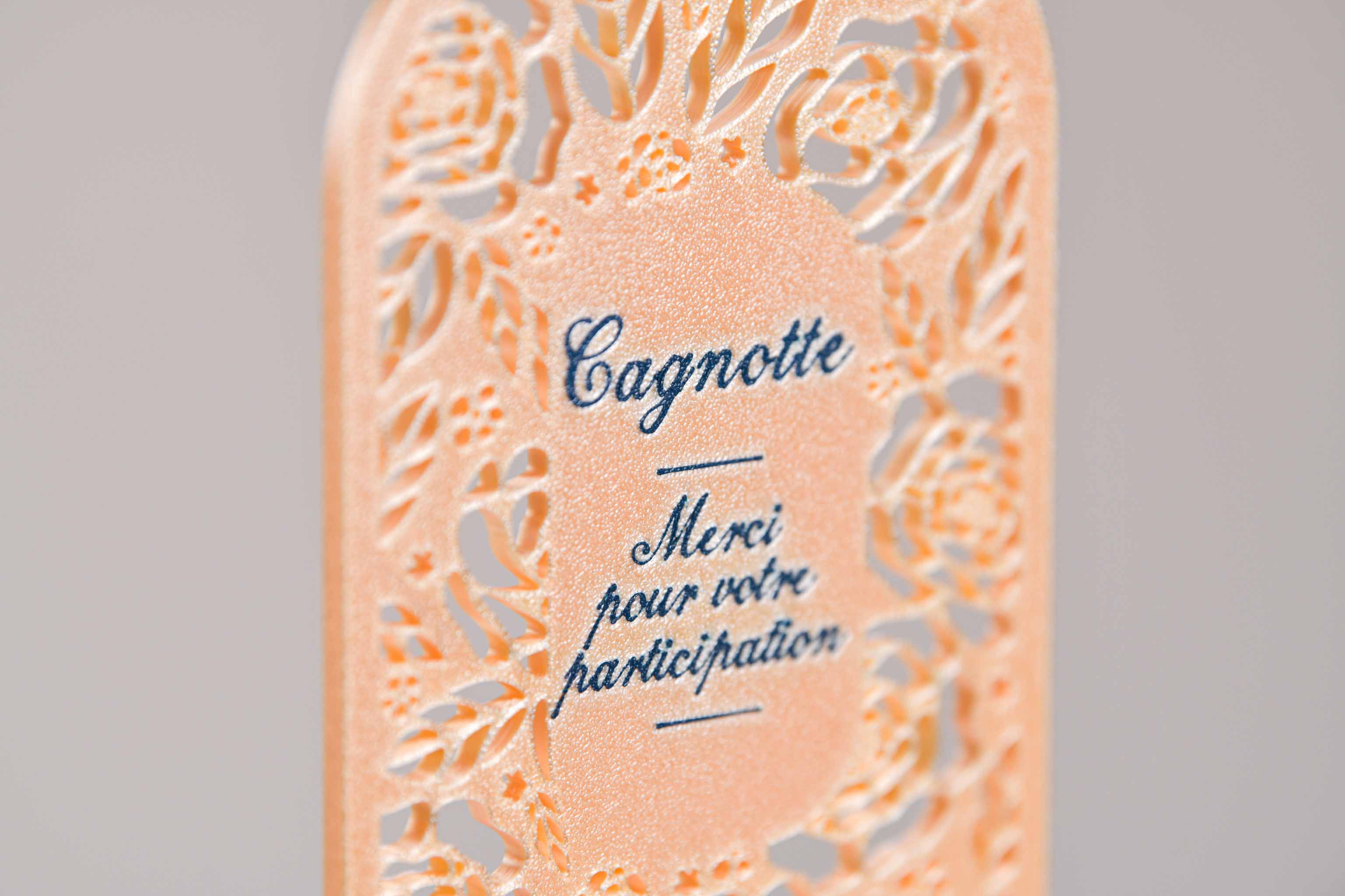 Ecriteau "Cagnotte" - Roses