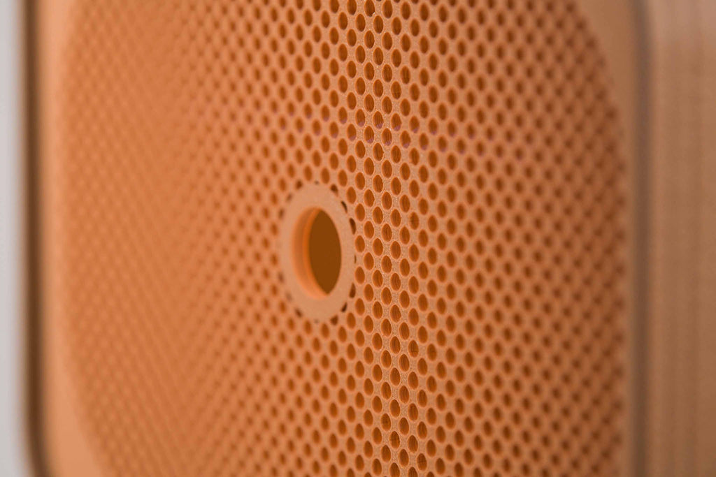 Urne rectangulaire personnalisée - Petits pois (sur pieds) (lumière en option)