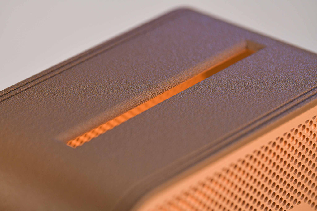 Urne rectangulaire personnalisée - Petits poids (sur pieds) (avec lumière)