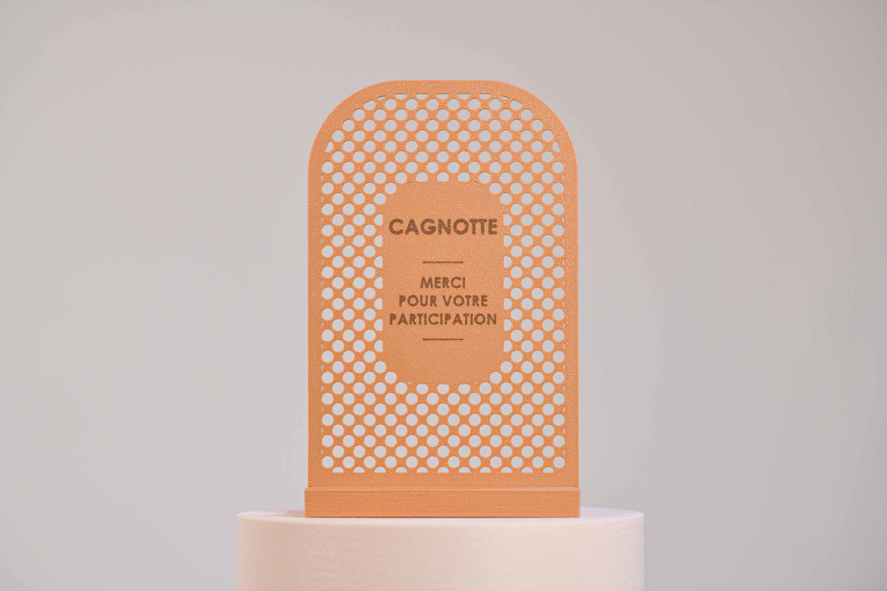 Ecriteau "Cagnotte" - Petits poids