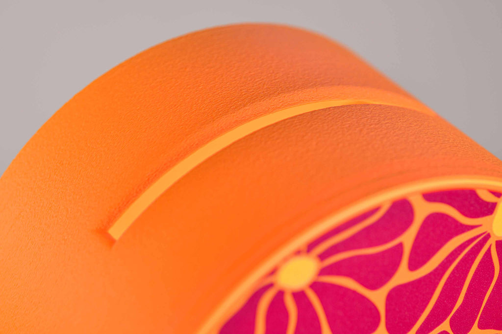 Urne ronde personnalisée - Fleurs (sur pieds) (avec lumière)