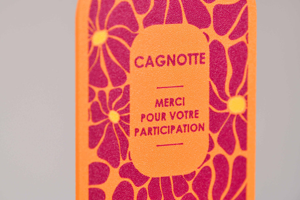 Ecriteau "Cagnotte" - Fleurs