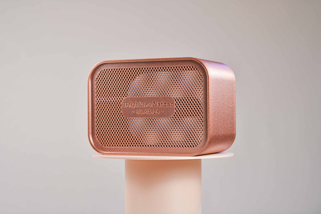 Urne rectangulaire personnalisée - Croisillons (avec lumière)