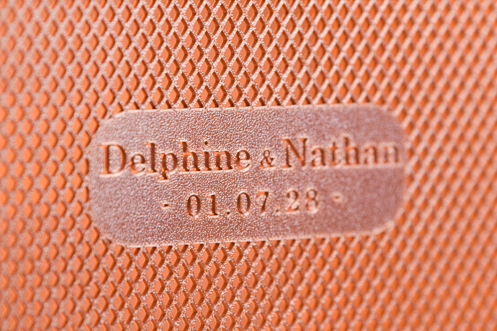 Urne rectangulaire personnalisée - Croisillons (avec lumière)