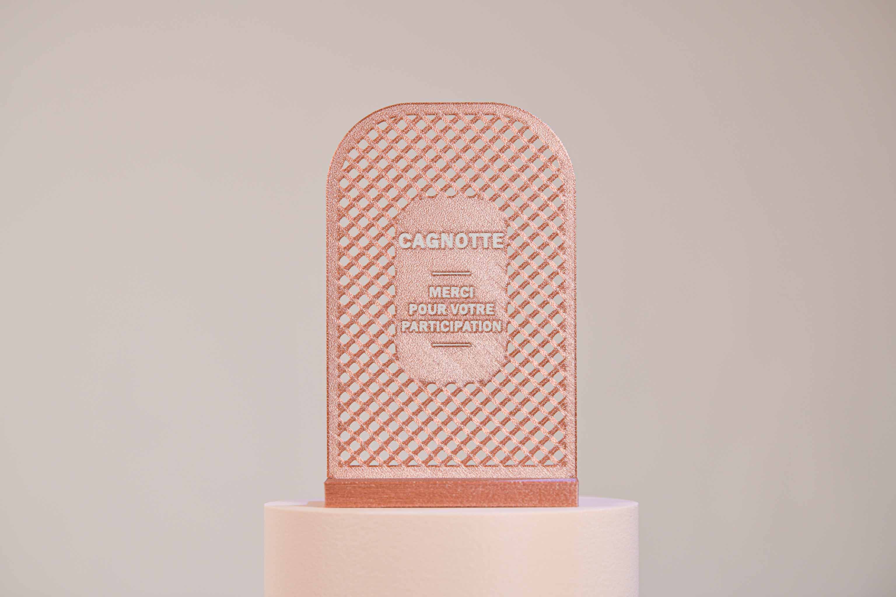 Ecriteau "Cagnotte" - Croisillons