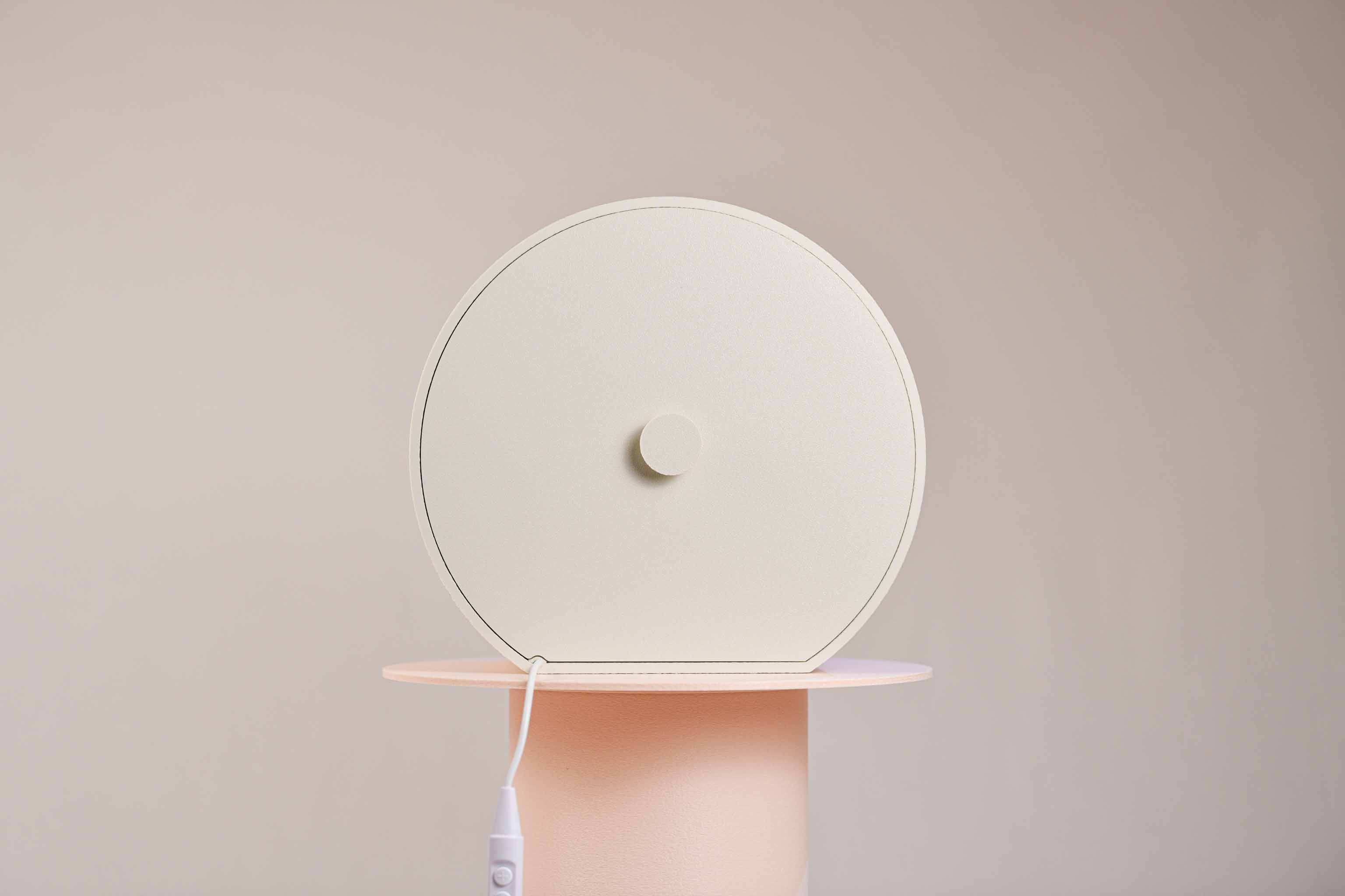 Urne arrondie personnalisée - Vaguelettes (lumière en option)