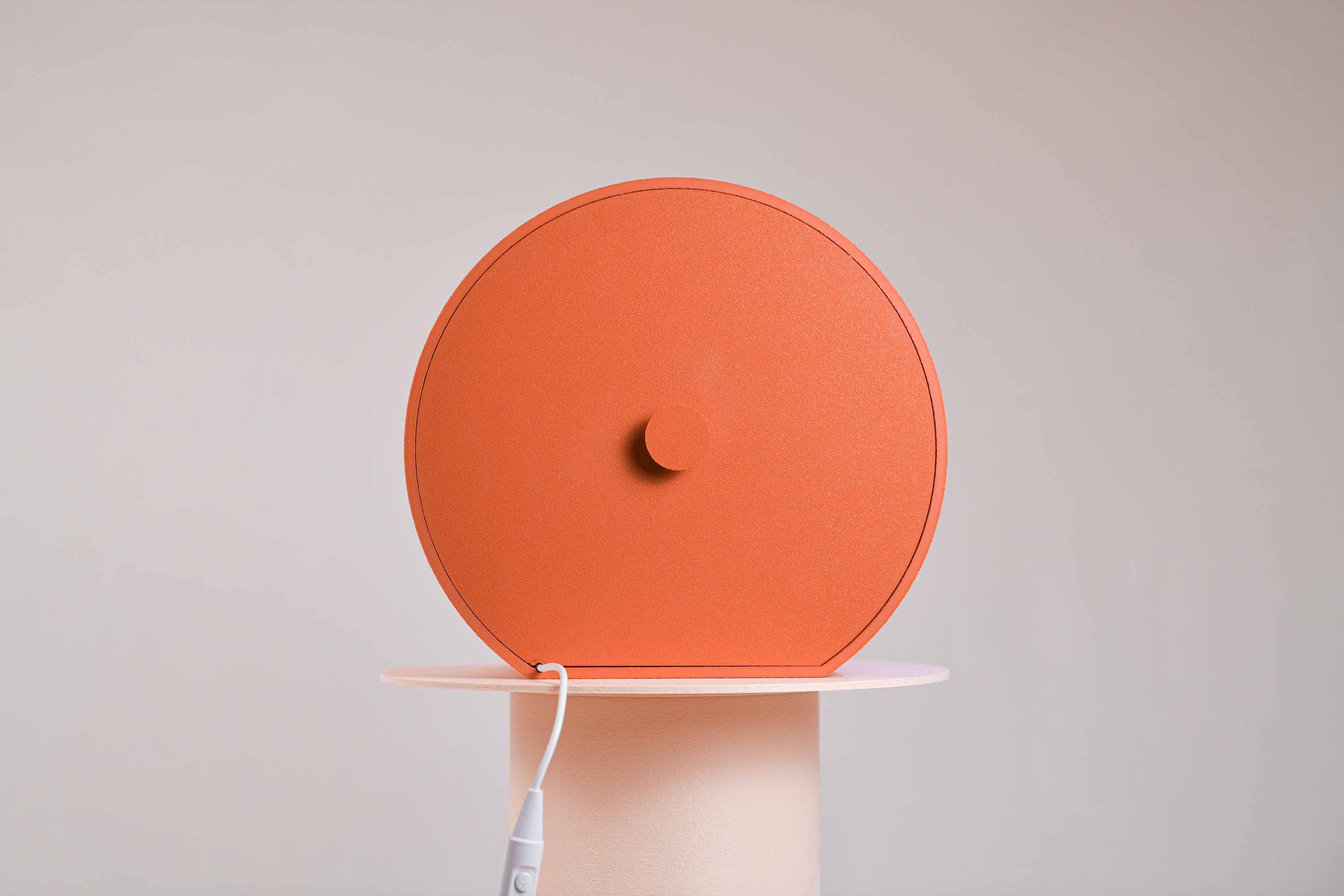 Urne arrondie personnalisée - Feuillage (lumière en option)