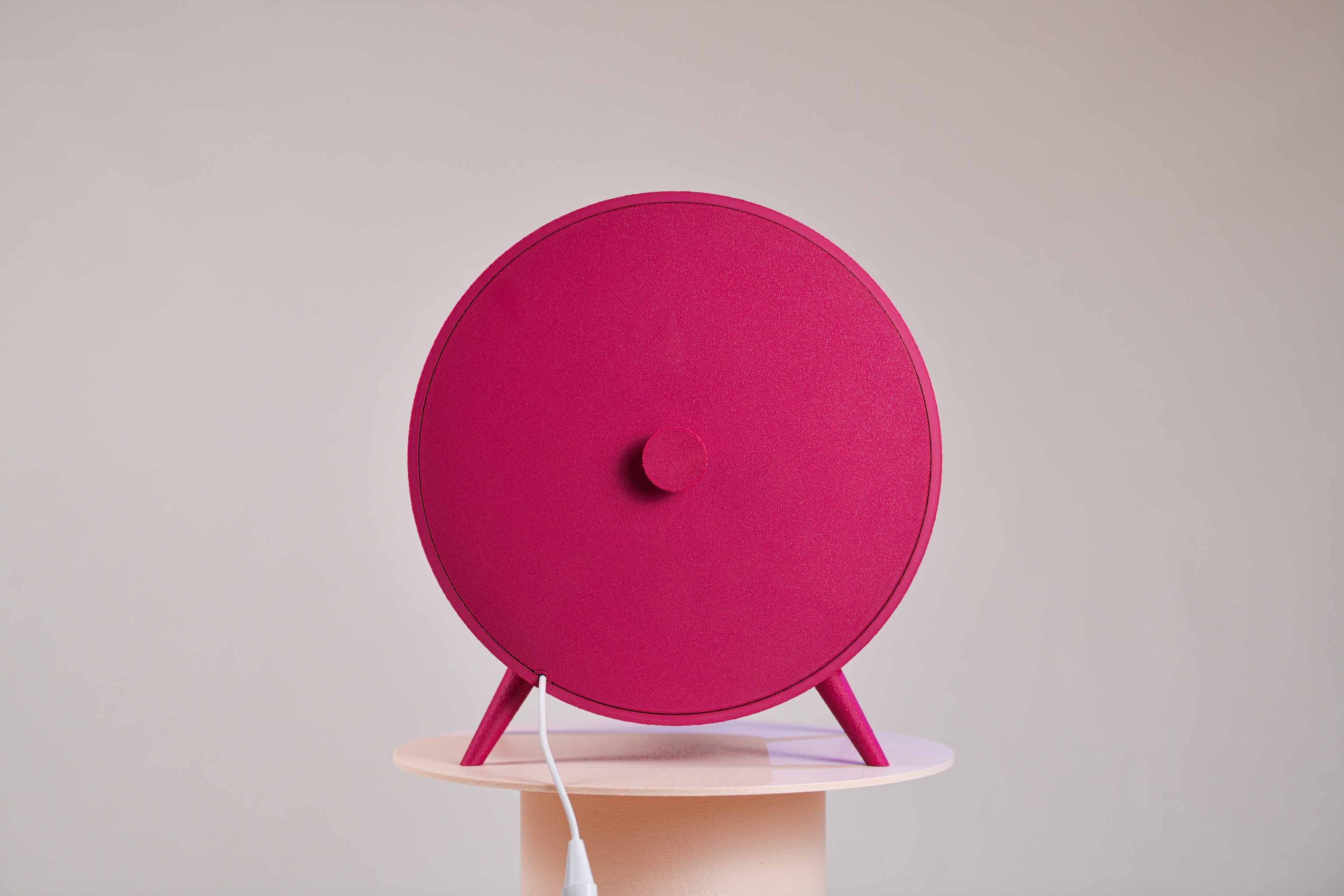 Urne ronde personnalisée - Petits poids (sur pieds) (lumière en option)