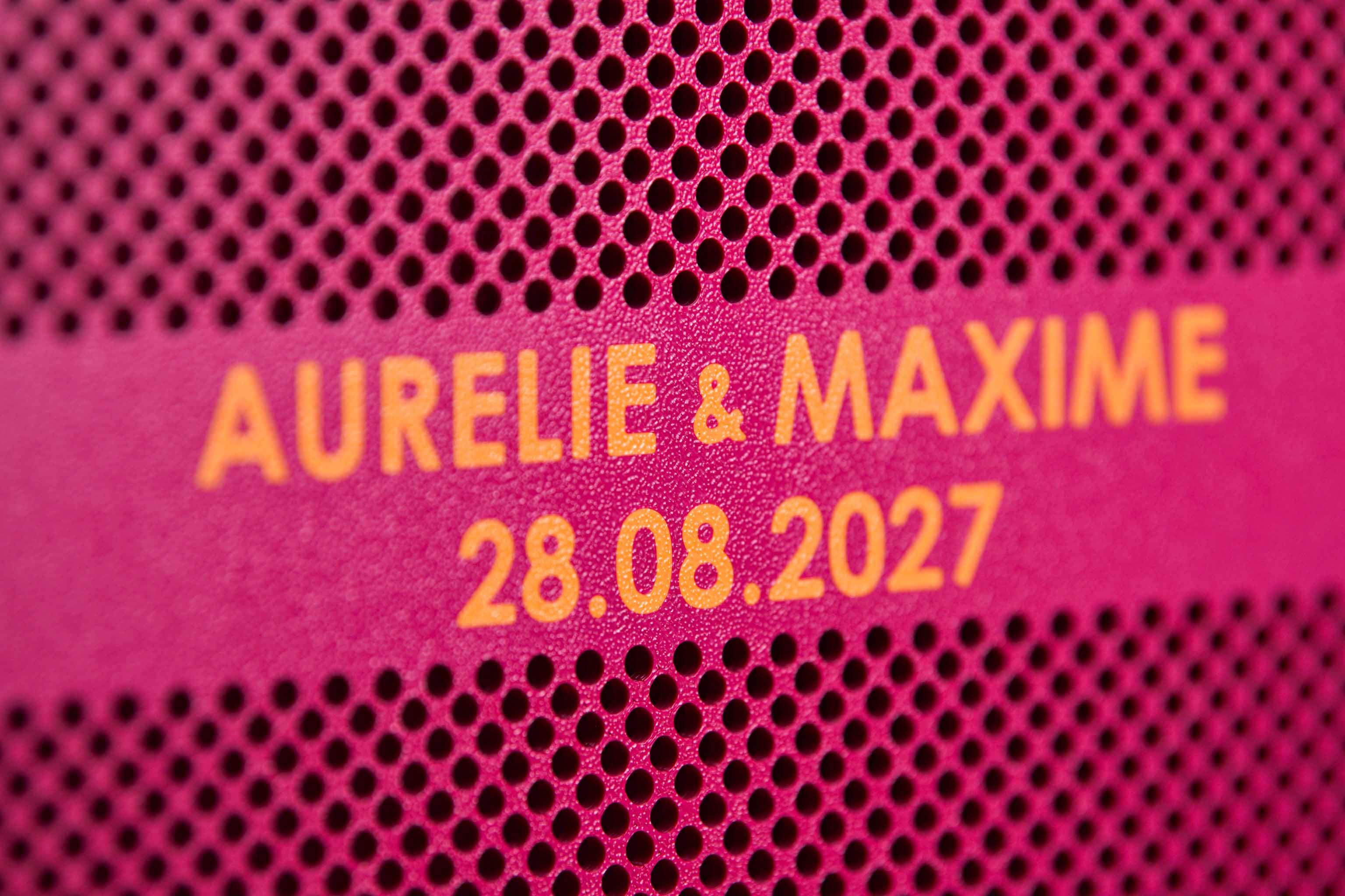 Urne ronde personnalisée - Petits poids (sur pieds) (avec lumière)