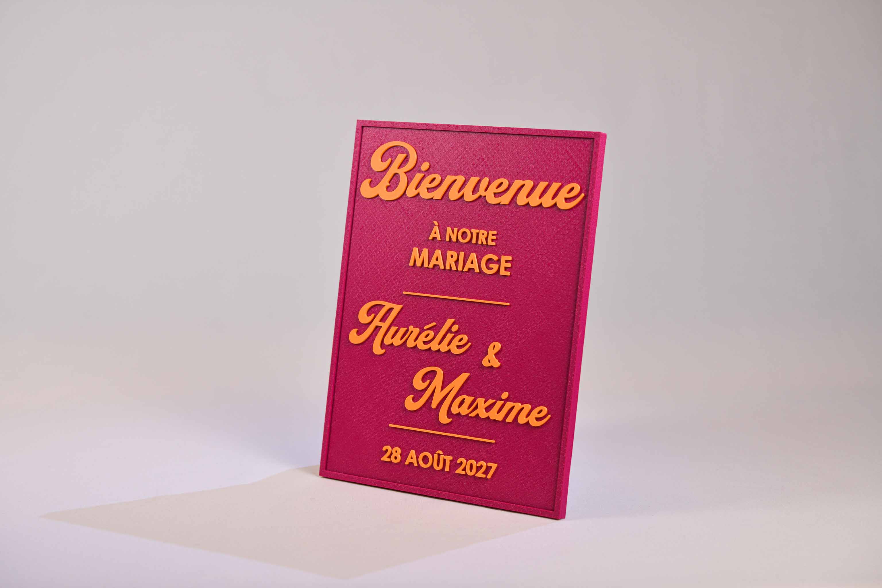 Panneau de bienvenue personnalisé - Pop