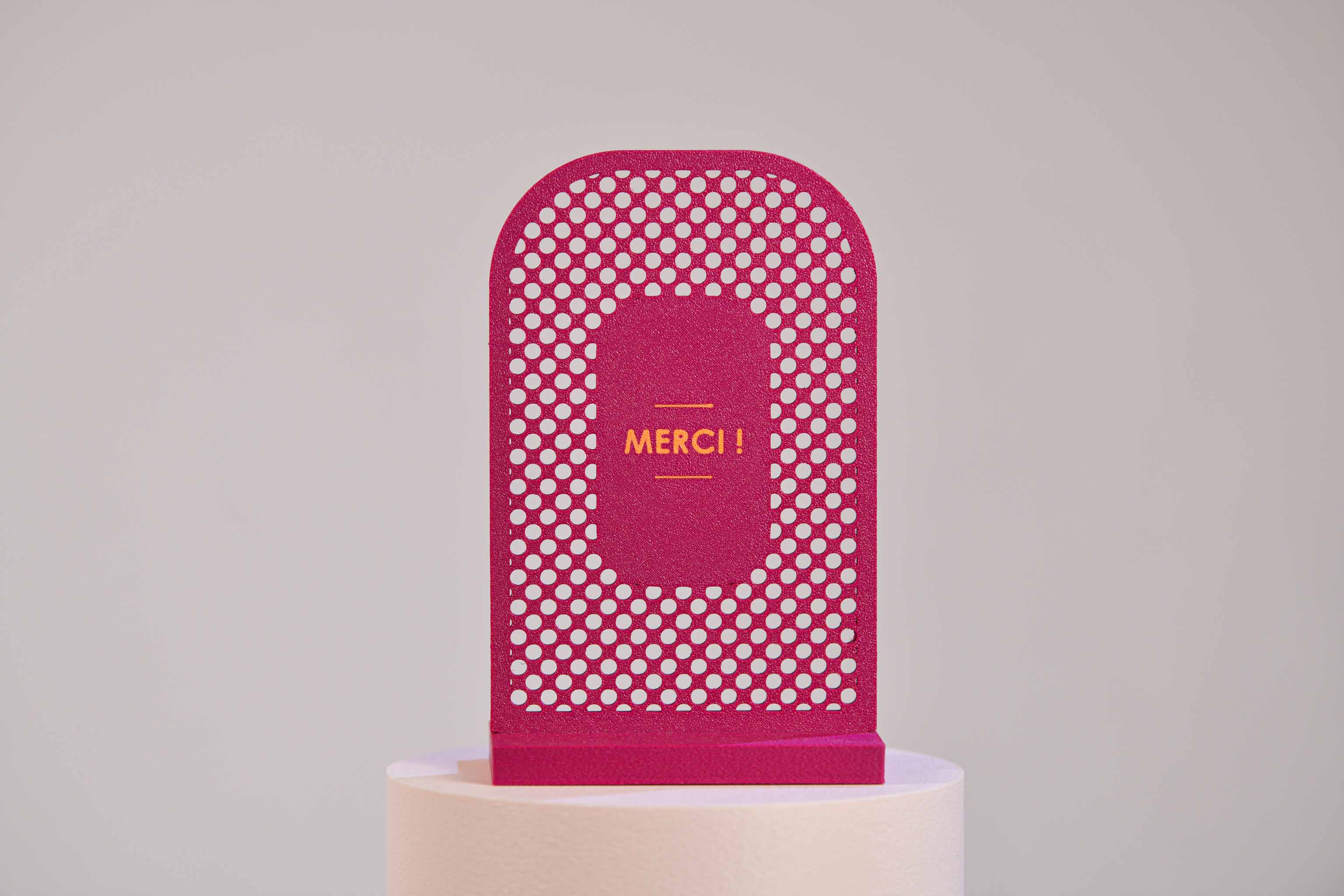 Ecriteau "Merci" - Petits poids