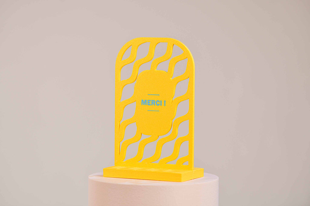 Ecriteau "Merci" - Vaguelettes