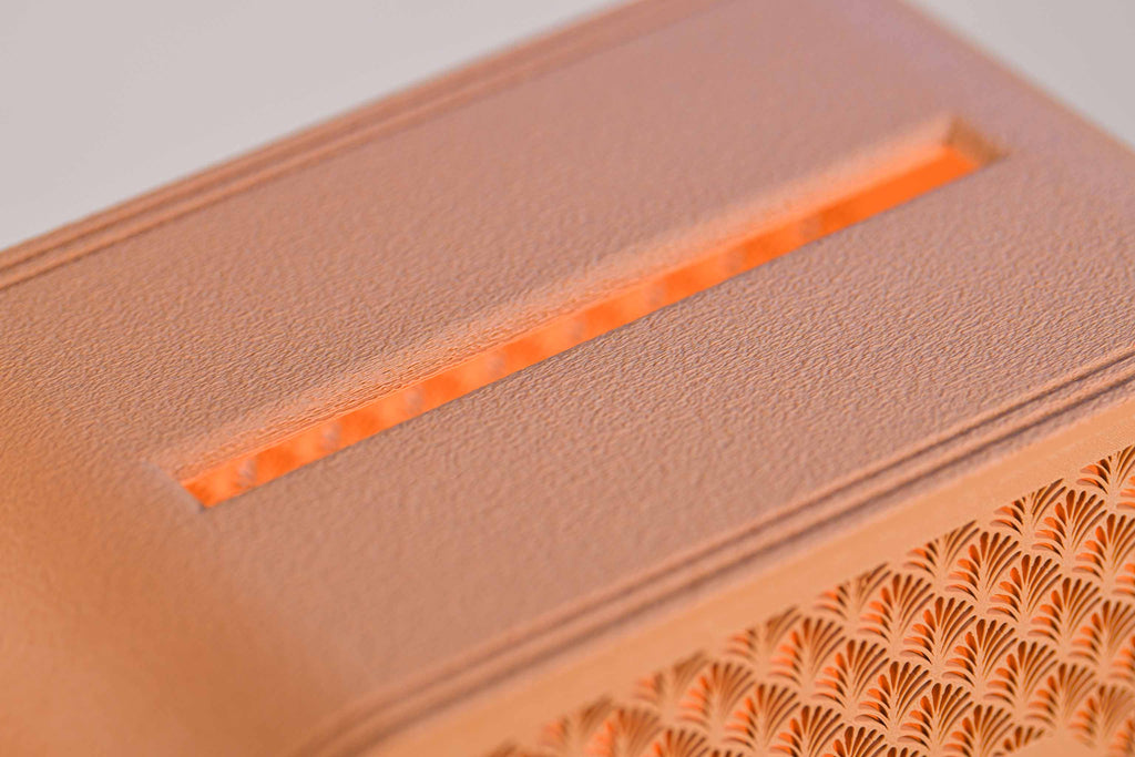 Urne rectangulaire personnalisée - Palmettes (avec lumière)