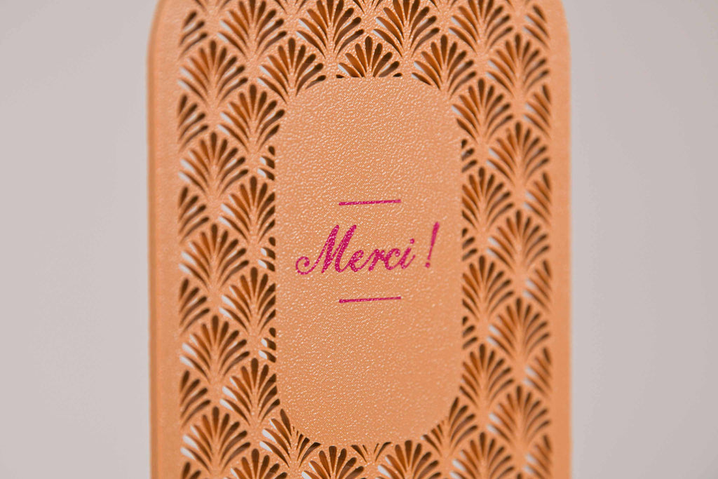 Ecriteau "Merci" - Palmettes