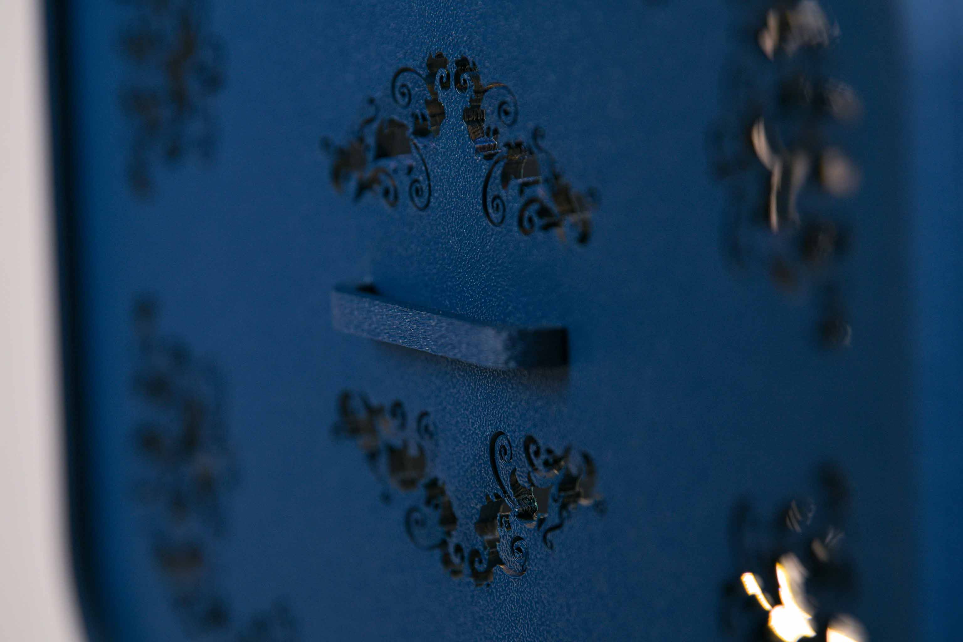 Urne rectangulaire personnalisée - Ornements (avec lumière)