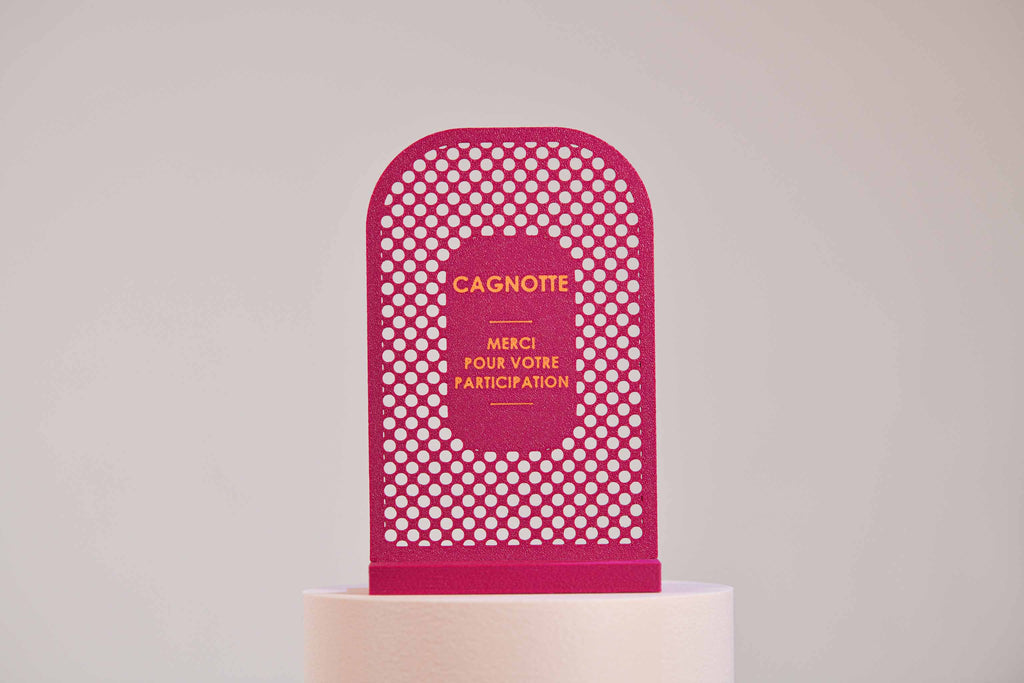 Ecriteau "Cagnotte" - Petits poids