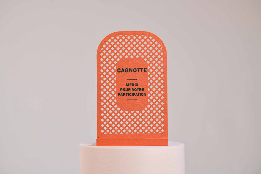 Ecriteau "Cagnotte" - Croisillons