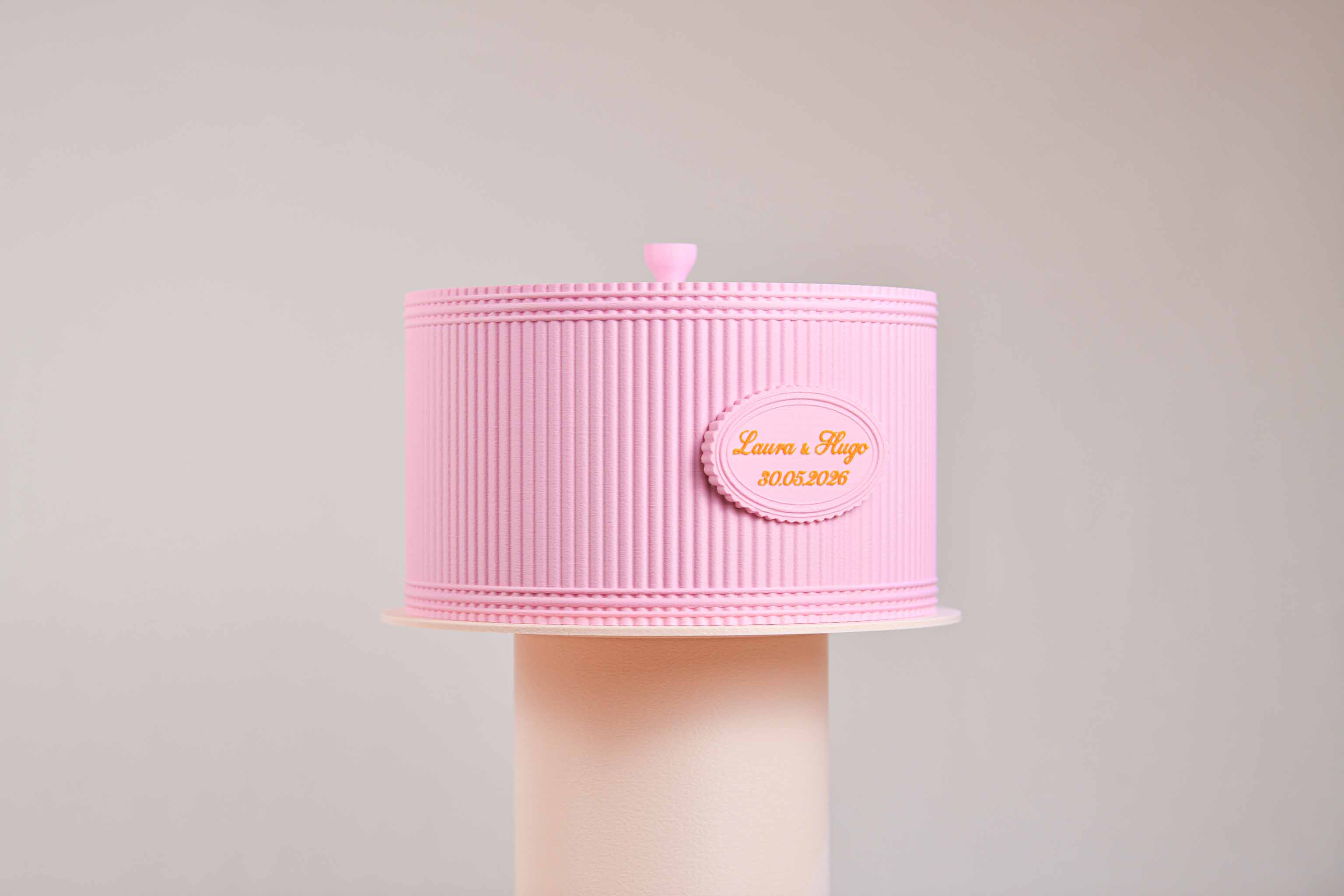 Urne personnalisée - Ecrin