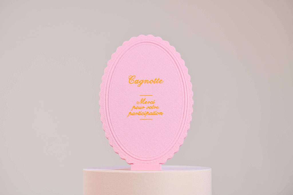 Ecriteau "Cagnotte" - Feston