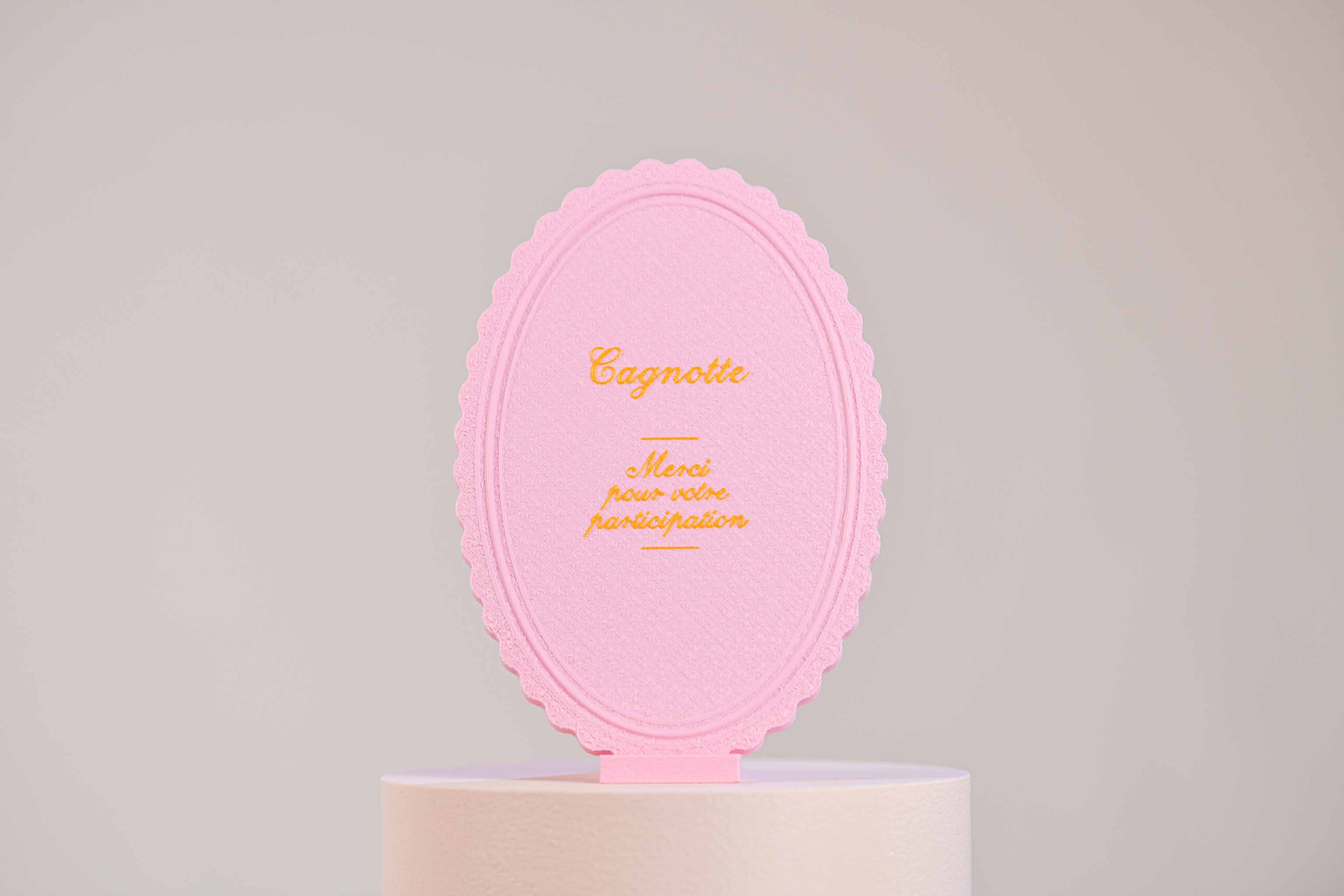 Ecriteau "Cagnotte" - Feston