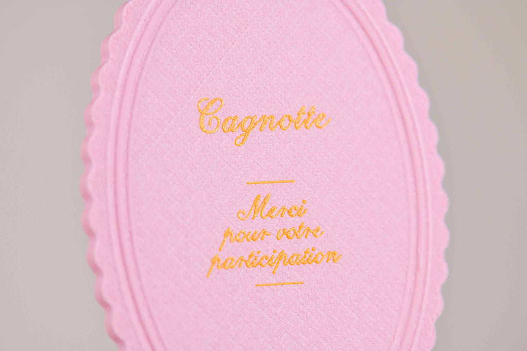 Ecriteau "Cagnotte" - Feston