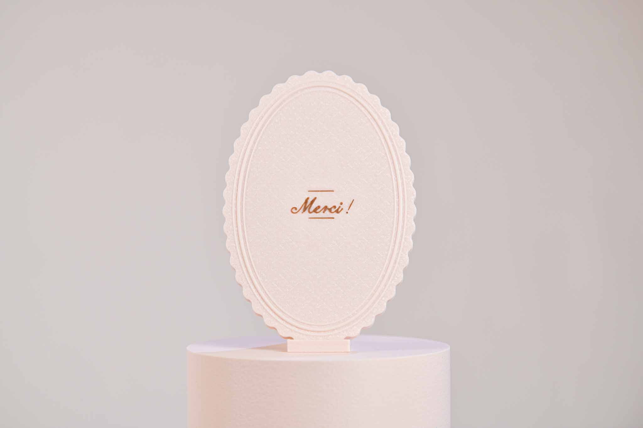 Ecriteau "Merci" - Feston