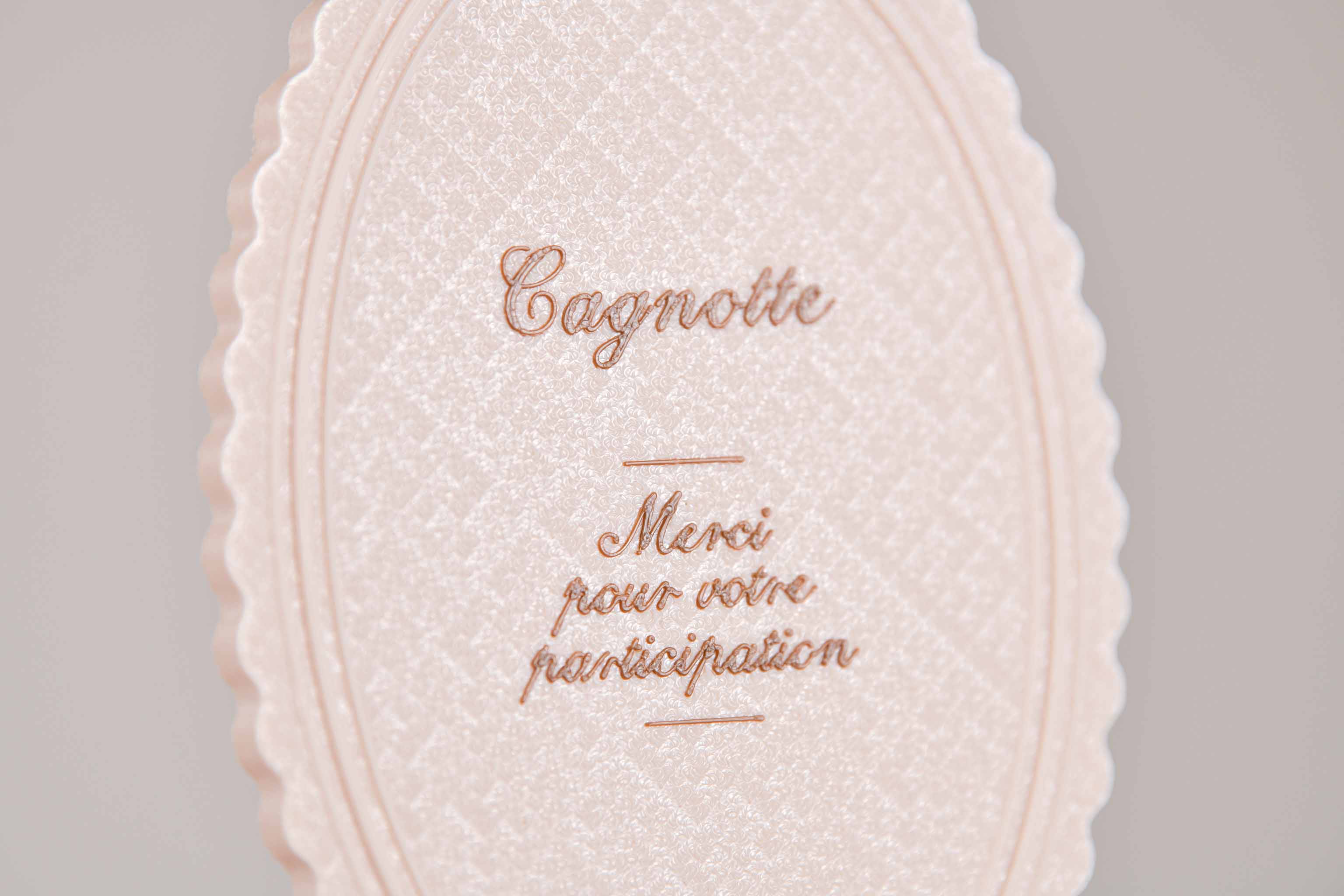 Ecriteau "Cagnotte" - Feston