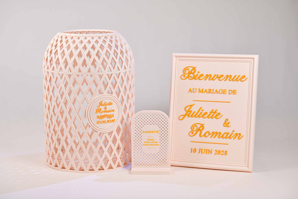 Panneau de bienvenue personnalisé - Romantique