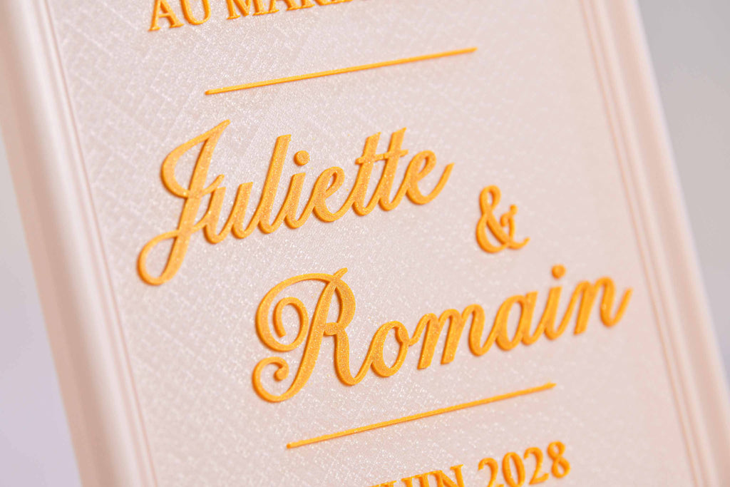 Panneau de bienvenue personnalisé - Romantique