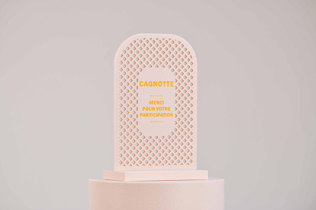 Ecriteau "Cagnotte" - Croisillons