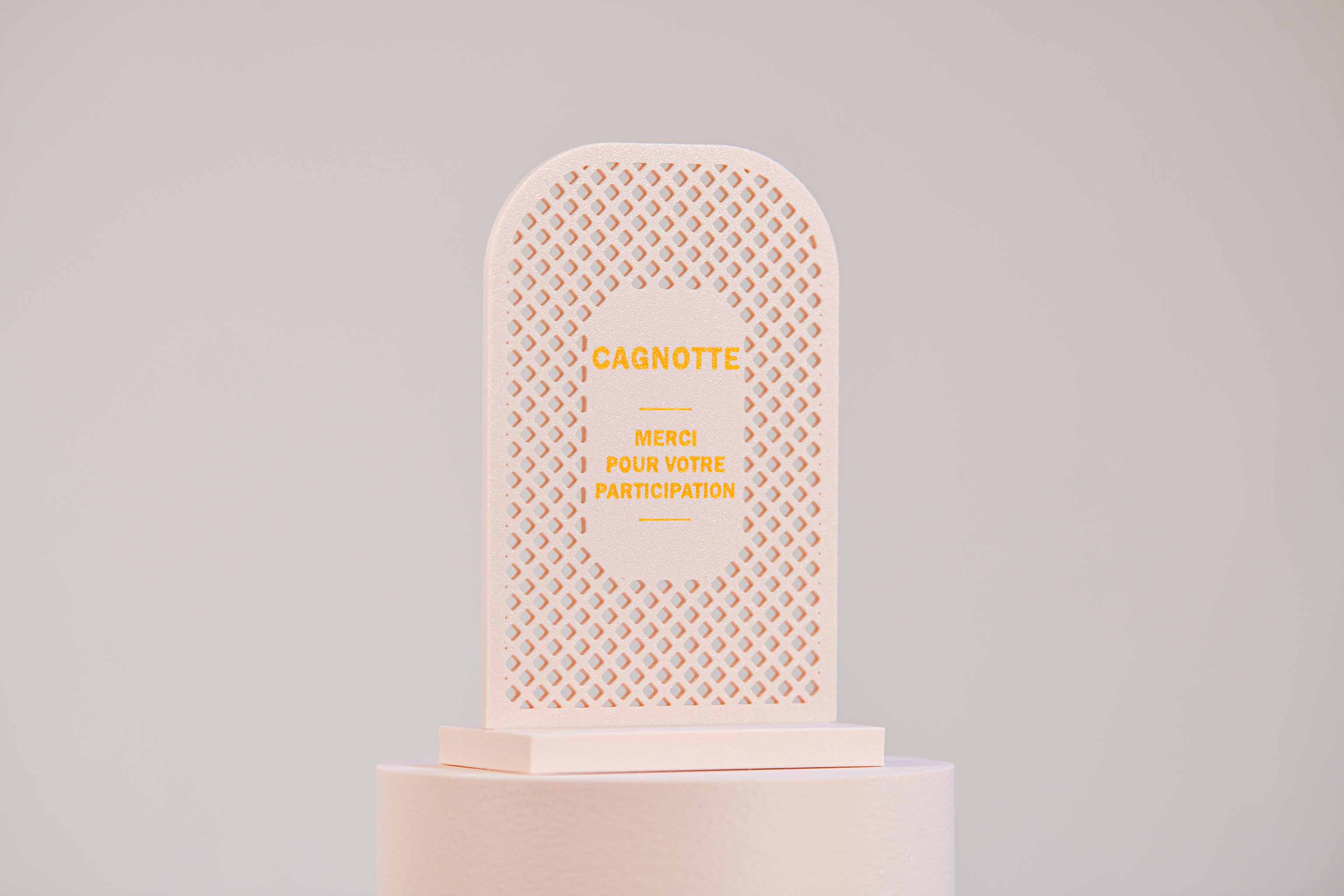 Ecriteau "Cagnotte" - Croisillons