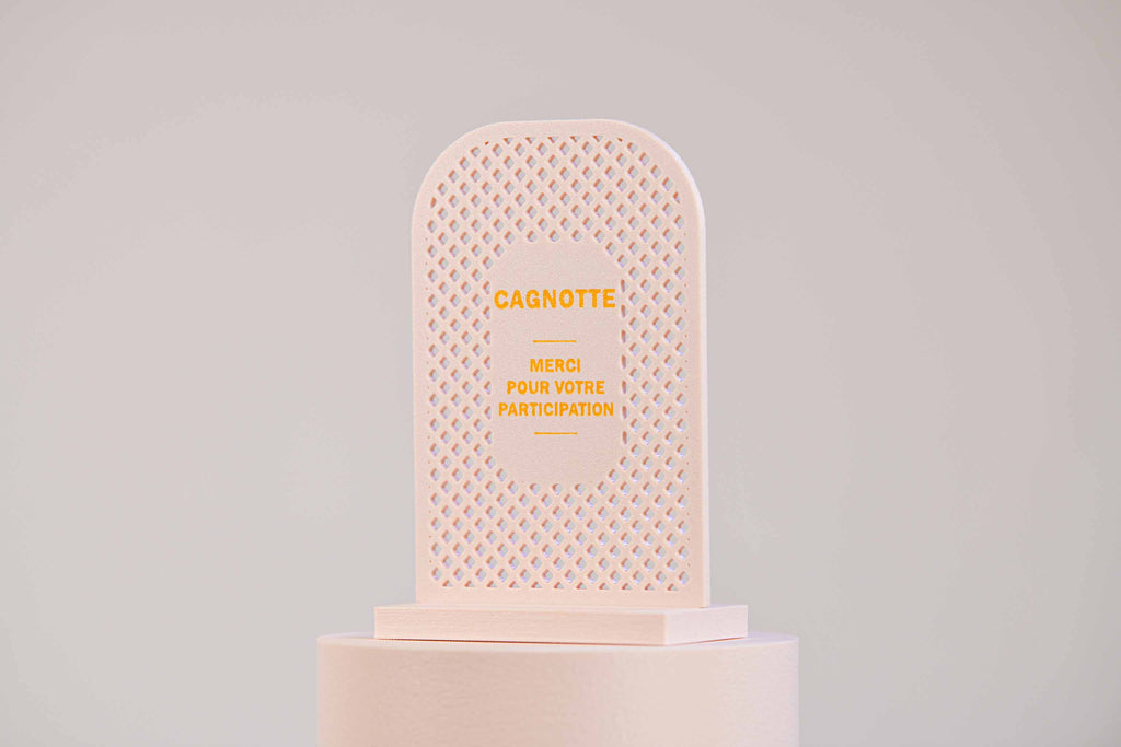 Ecriteau "Cagnotte" - Croisillons