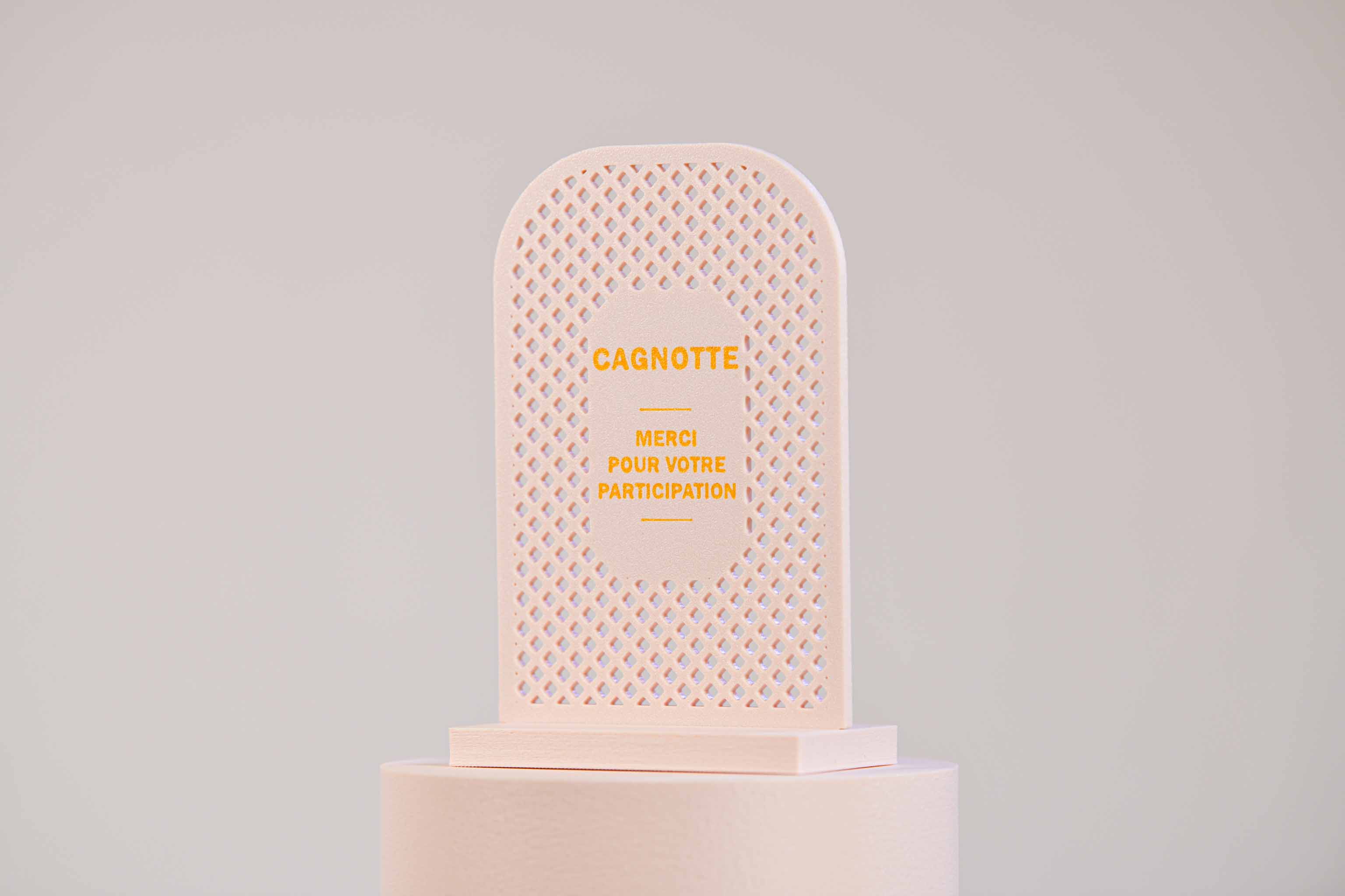 Ecriteau "Cagnotte" - Croisillons