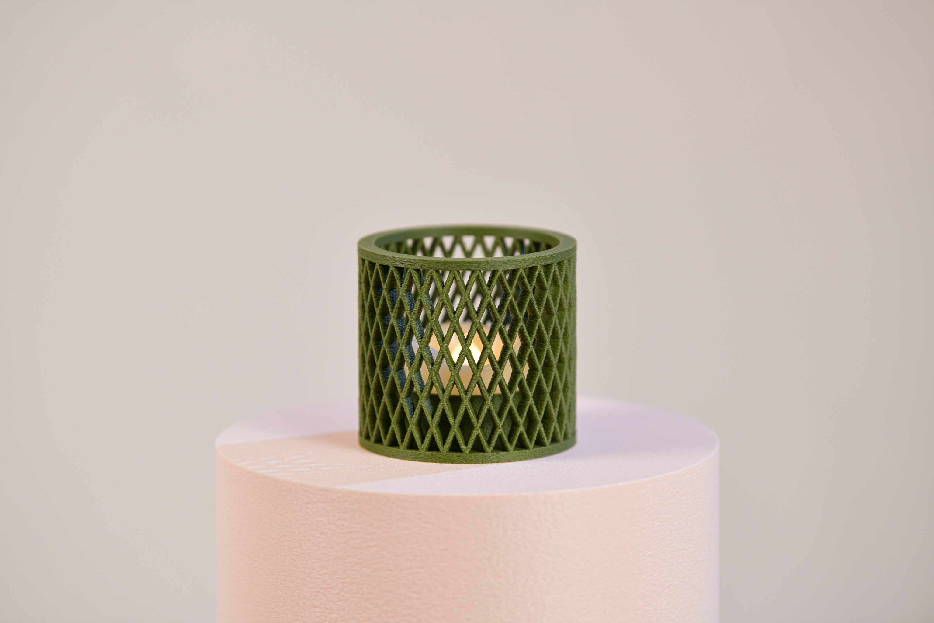 Bougeoir LED - Croisillons (petit)