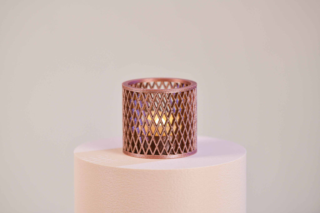 Bougeoir LED - Croisillons (petit)