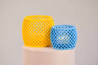Duo de bougeoirs LED - Petits pois