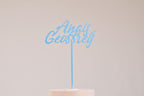Cake topper prénoms personnalisé - Pop