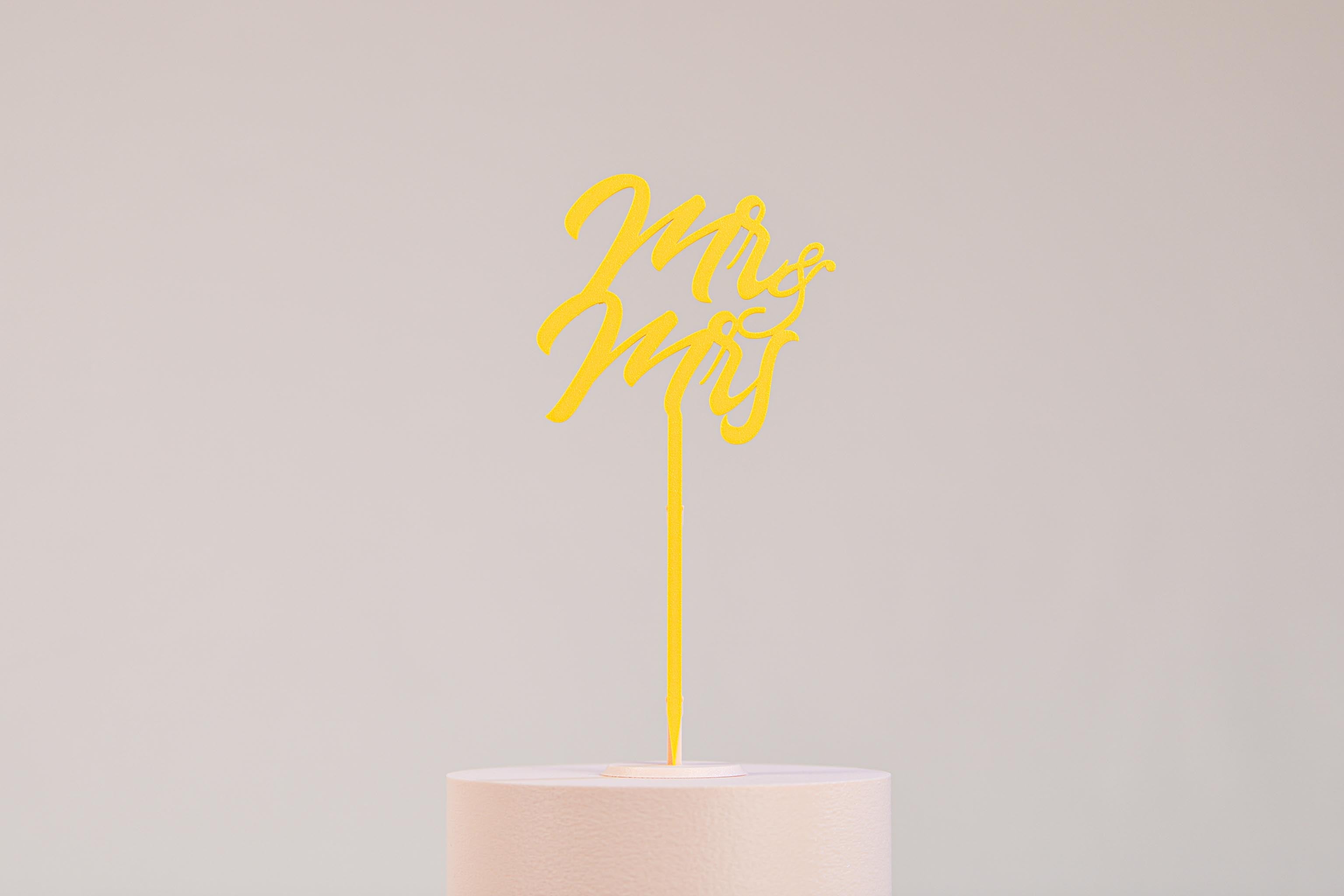 Cake topper "Mr & Mrs" - Pop