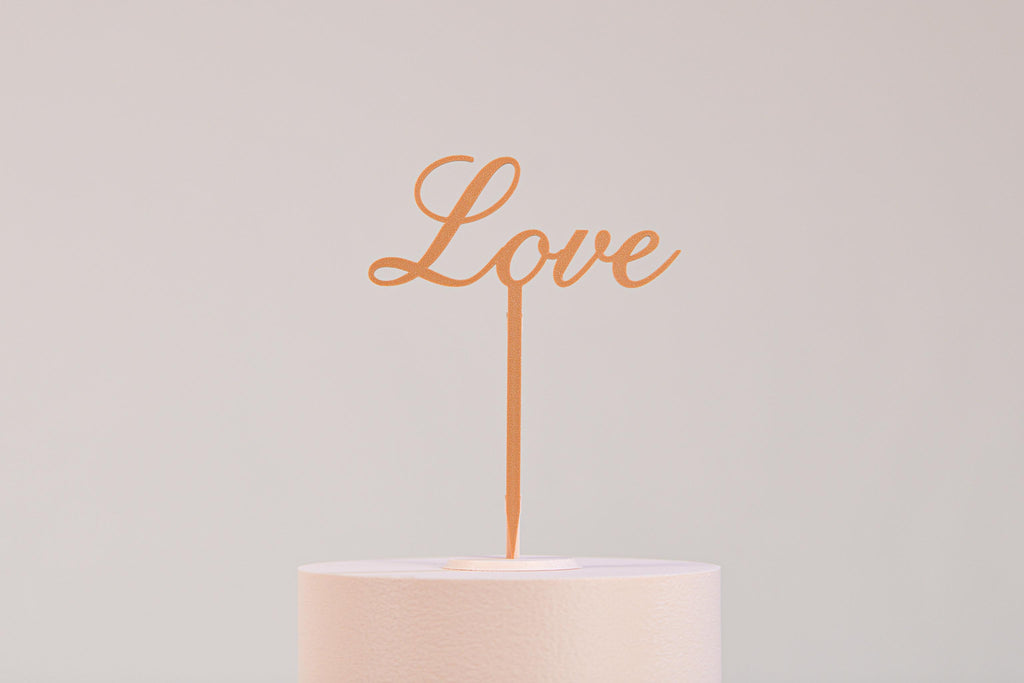 Cake topper "Love" - Romantique