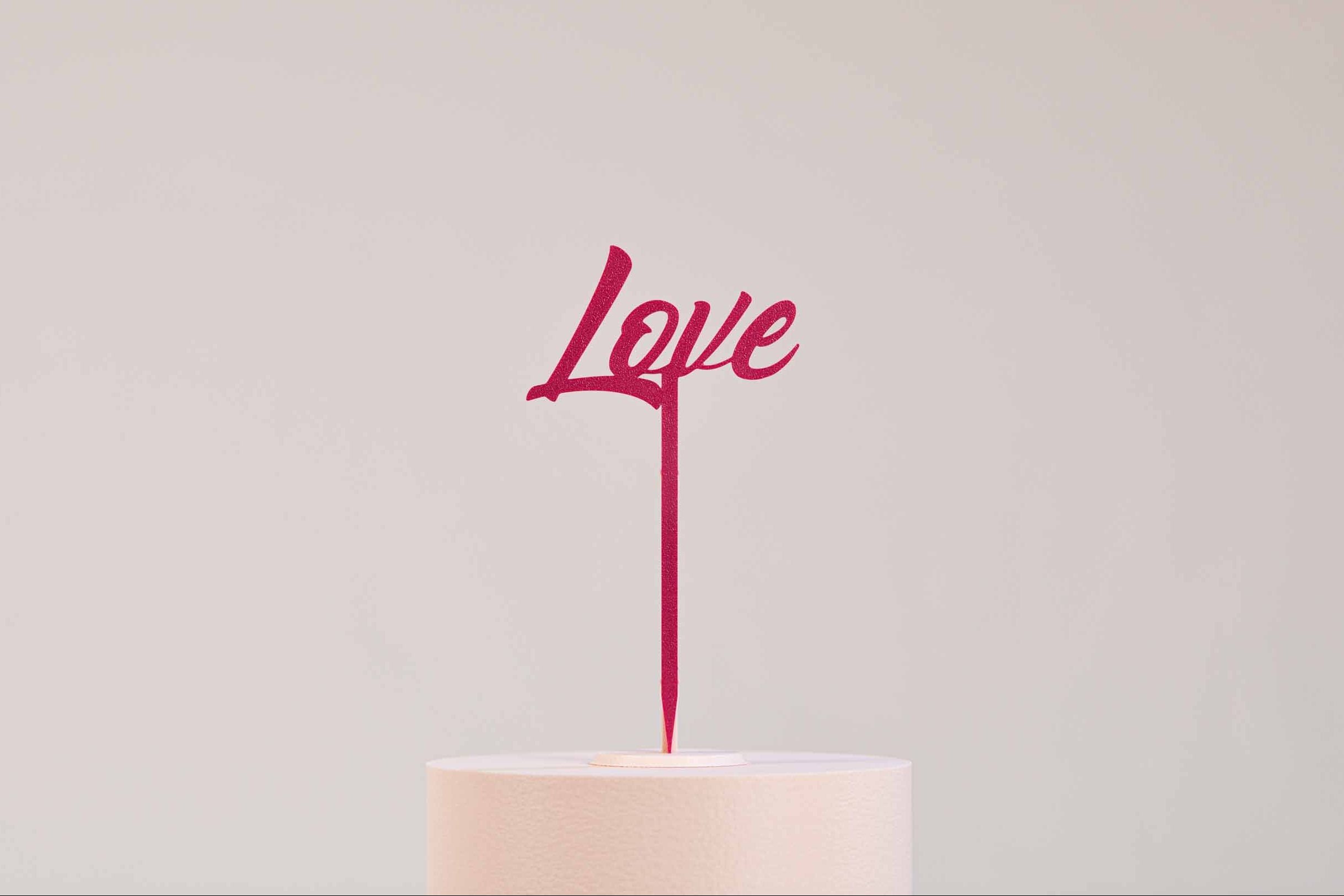 Cake topper "Love" - Pop