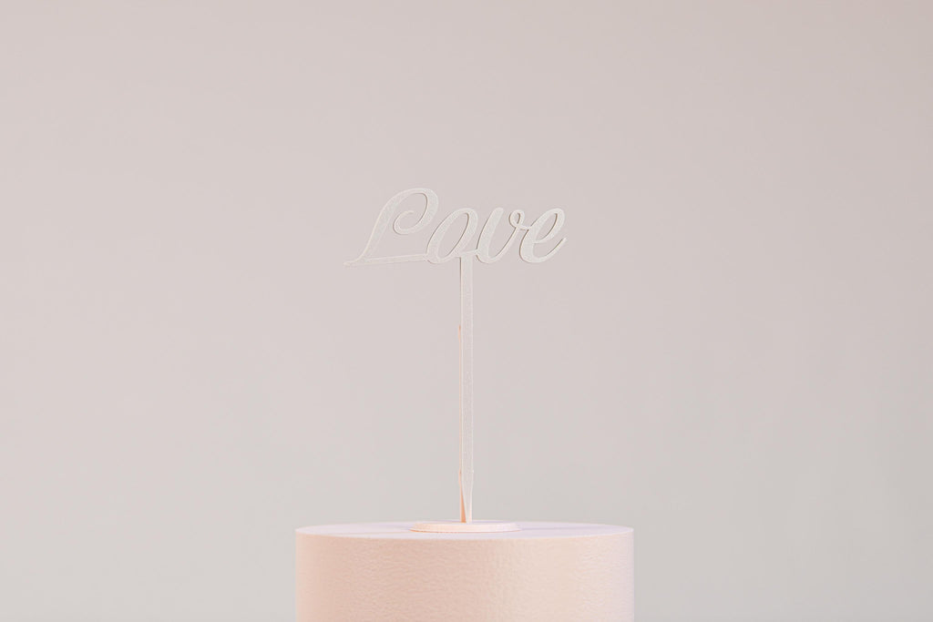 Cake topper "Love" - Chic