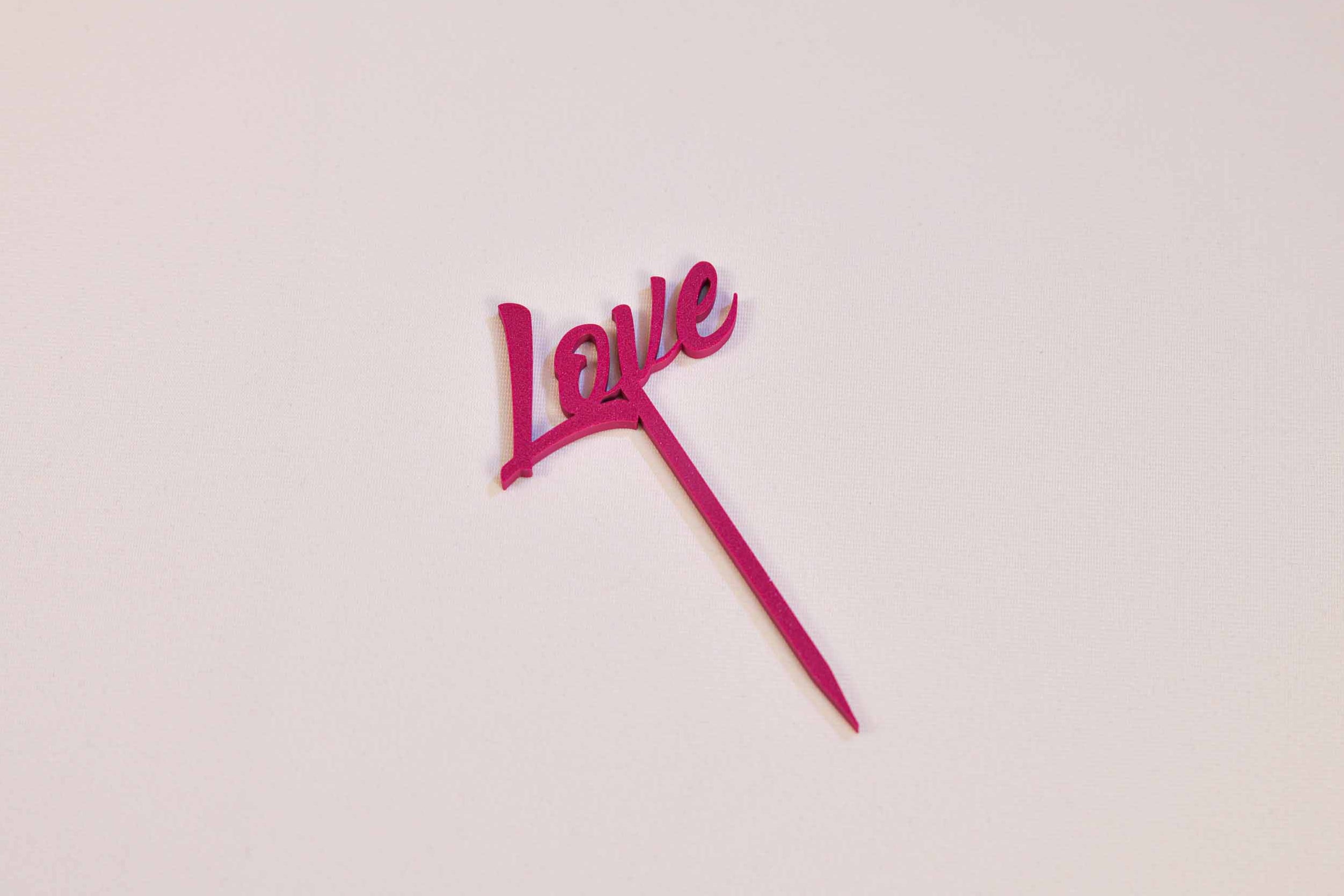 Cake topper "Love" - Pop