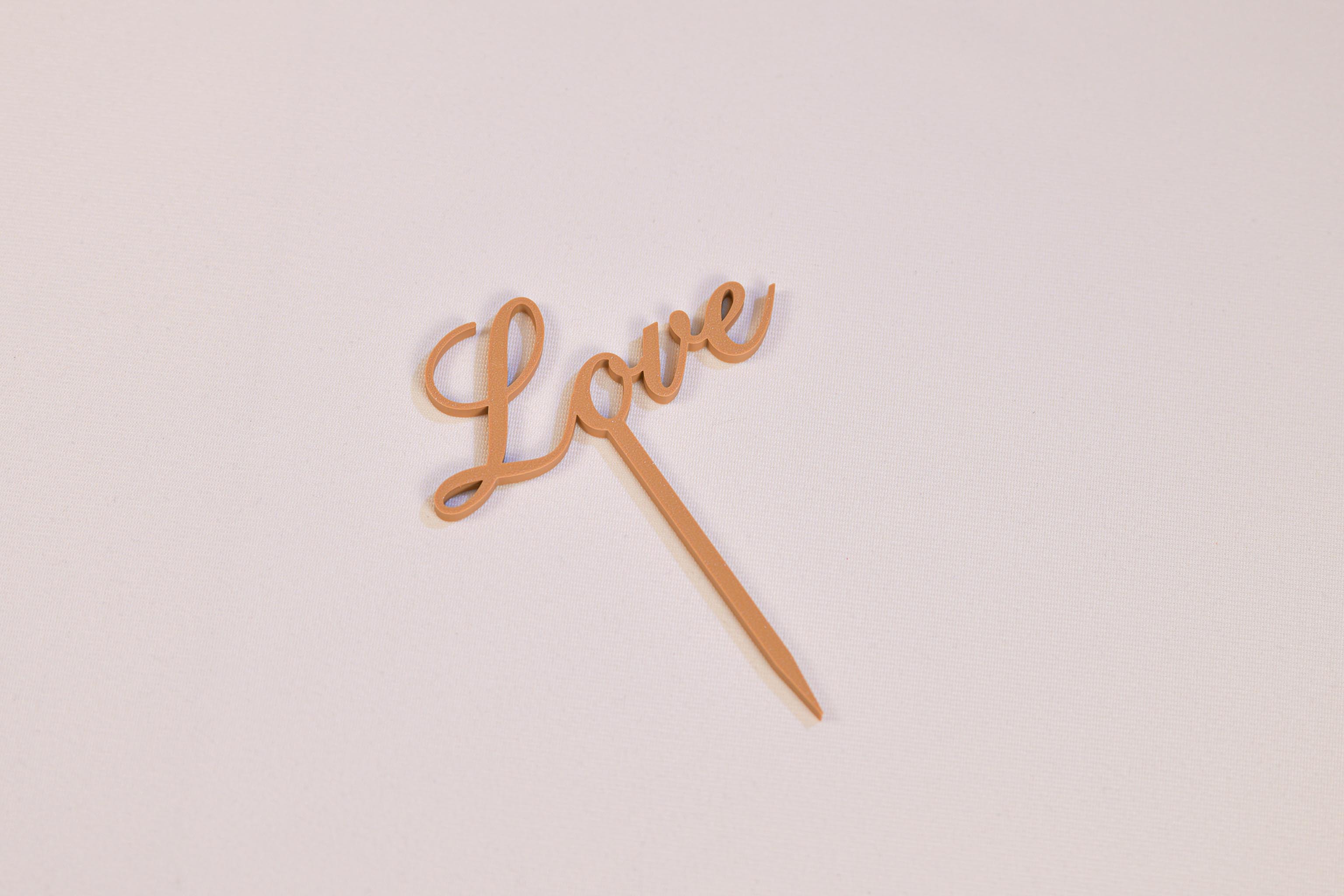 Cake topper "Love" - Romantique