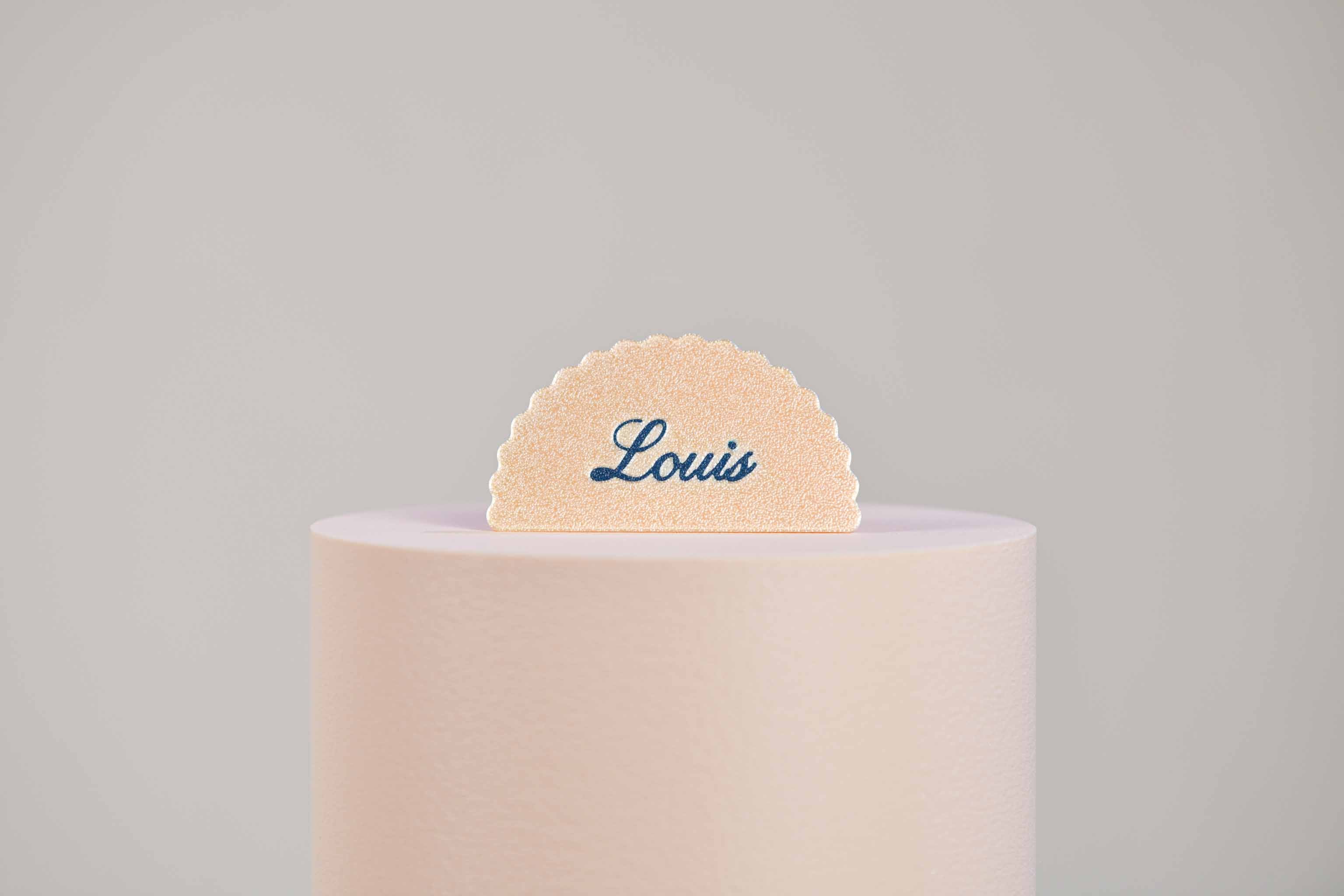 Marque-place présentoir personnalisé - Romantique