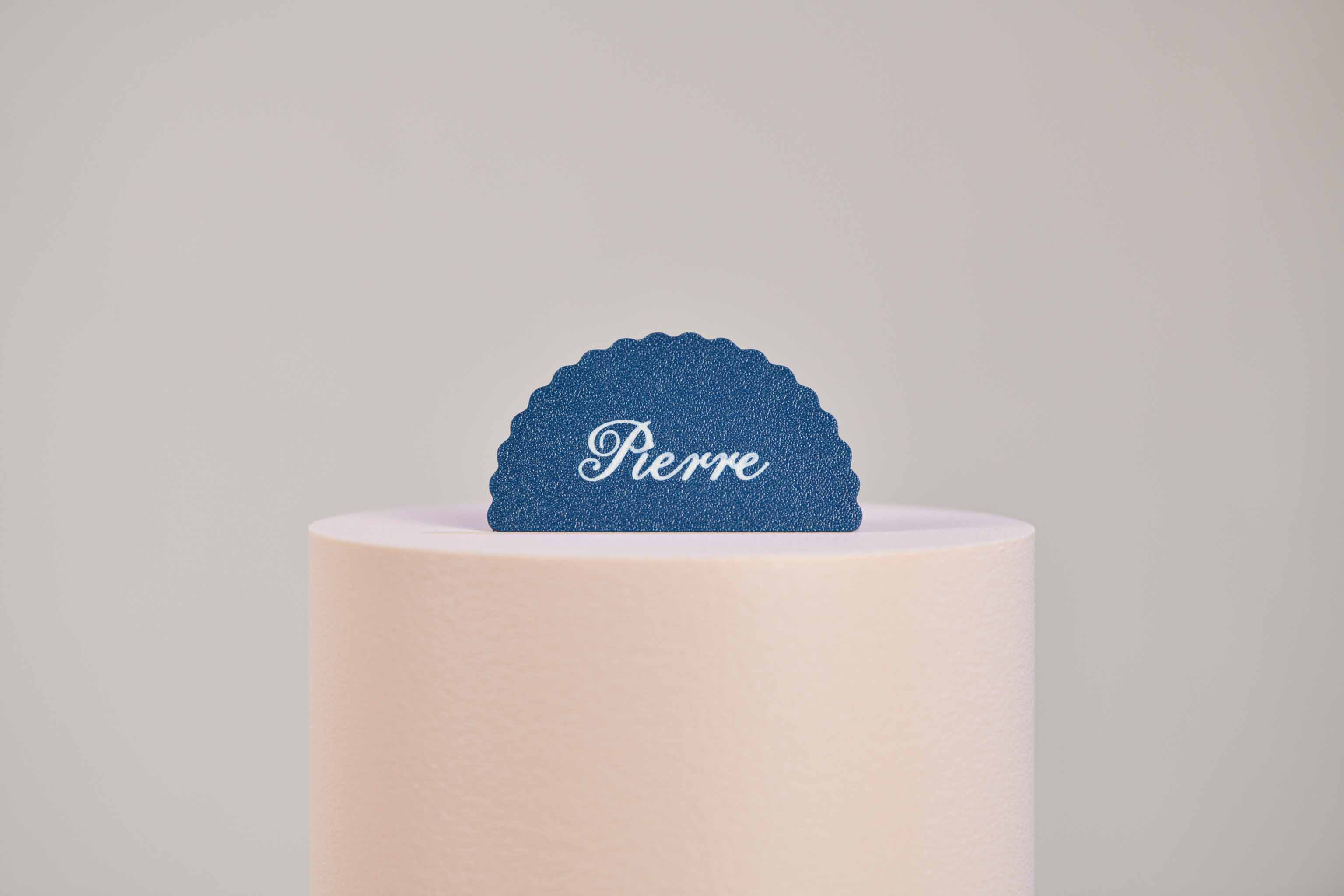 Marque-place présentoir personnalisé - Romantique